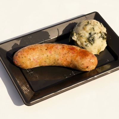 ソーセージ 生バジル